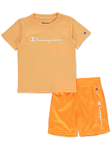Champion Boys' 2-Piece Signature Shorts Set Outfit - CookiesKids.com