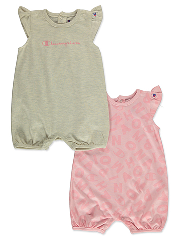 Champion Baby Girls' 2-Pack Rompers - CookiesKids.com