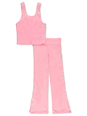 Champion Girls' 2-Piece Flared Leggings Set Outfit - CookiesKids.com