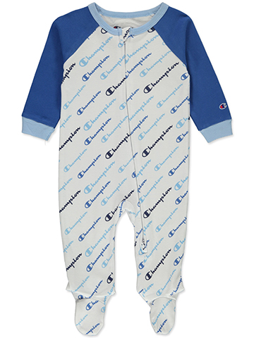 Champion Baby Boys' Raglan Footed Coveralls - CookiesKids.com