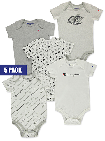 Champion Baby Boys' 5-Pack Bodysuits - CookiesKids.com