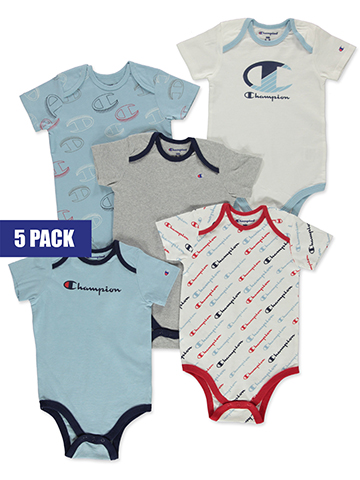 Champion Baby Boys' 5-Pack Bodysuits - CookiesKids.com