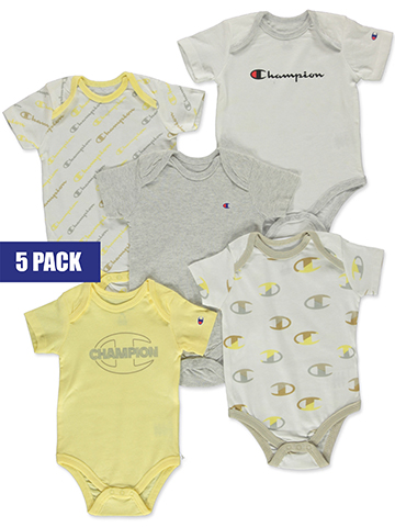 Champion Baby Boys' 5-Pack Bodysuits - CookiesKids.com