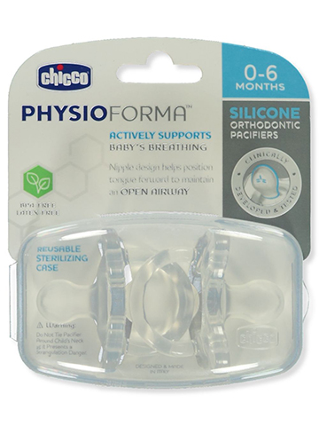 Chicco 2-Pack Physioforma Orthodontic Pacifiers - CookiesKids.com