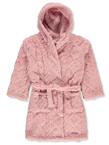 Sleep On It Girls' Quilted Hooded Robe - CookiesKids.com
