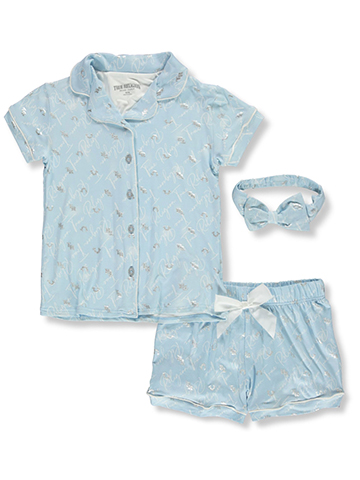 True Religion Girls' 3-Piece Headband Pajamas Set - CookiesKids.com