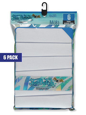 Von Dutch Boys' 6-Pack Ribbed Tank Tops - CookiesKids.com