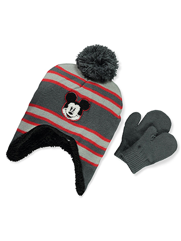 Disney Mickey Mouse Boys' 2-Piece Hat & Gloves Set - CookiesKids.com