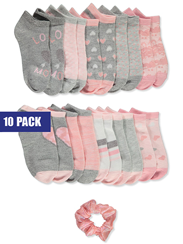 Vigoss Girls' 10-Pack Socks With Accessory - CookiesKids.com