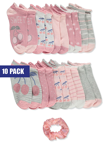 Vigoss Girls' 10-Pack Socks With Accessory - CookiesKids.com