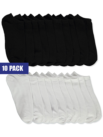 Vigoss Girls' 10-Pack No-Show Socks - CookiesKids.com