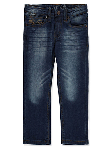 Steve's Jeans Boys' Stretch Fit Denim Slim Whisker Jeans - CookiesKids.com
