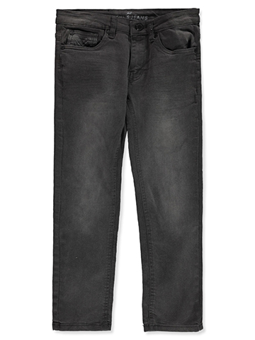 Steve's Jeans Boys' Stretch Fit Denim Slim Faded Jeans - CookiesKids.com
