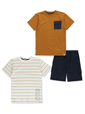 Free Planet Boys' 3-Piece Shorts Set Outfit - CookiesKids.com