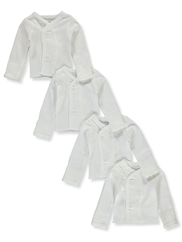 Carter's Baby Unisex 4-Pack L/S Lap Shirts - CookiesKids.com
