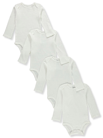 Carter's Baby Unisex 4-Pack L/S Bodysuits - CookiesKids.com