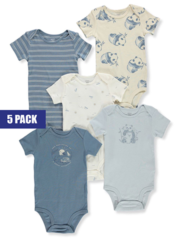 Carter's Baby Boys' 5-Pack Adventure Bodysuits - CookiesKids.com