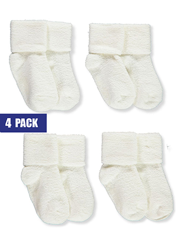 Carter's Baby Unisex 4-Pack Cuffed Sherpa Socks - CookiesKids.com
