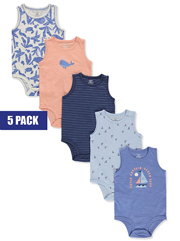 Carter's Baby Boys' 5-Pack Bodysuits - CookiesKids.com