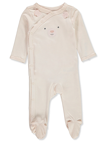 Carter's Baby Girls' Bear Footed Coveralls - CookiesKids.com