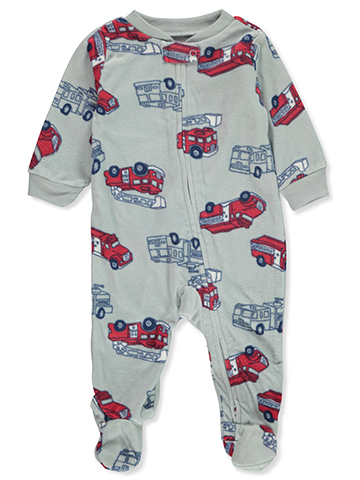 Carter's Baby Boys' Firetruck Footed Coveralls - CookiesKids.com