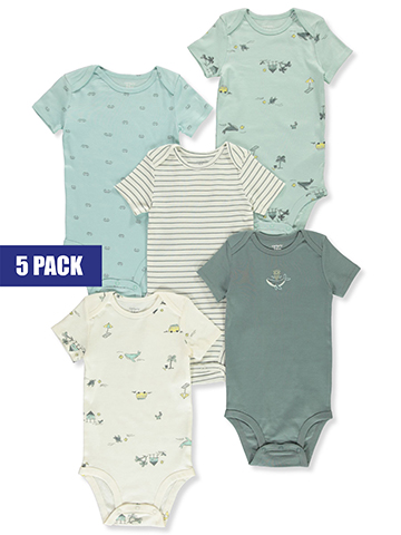 Carter's Baby Boys' 5-Pack Bodysuits - CookiesKids.com