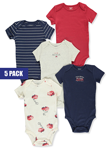Carter's Baby Boys' 5-Pack Bayside Bodysuits - CookiesKids.com