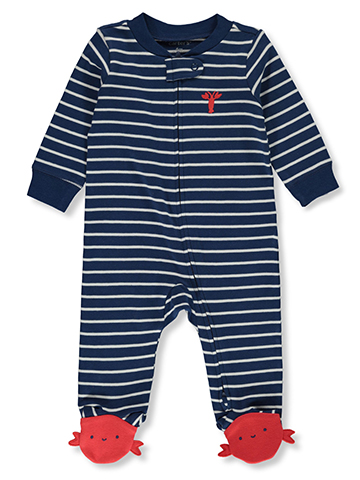 Carter's Baby Boys' Lobster Footed Coveralls - CookiesKids.com