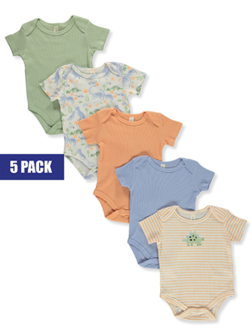 Liam & Lilly Baby Boys' 5-Pack Bodysuits - CookiesKids.com