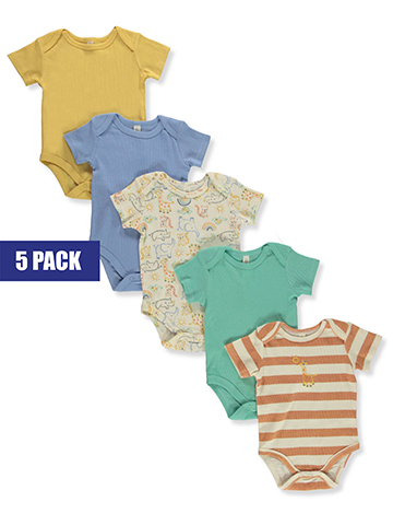 Liam & Lilly Baby Boys' 5-Pack Bodysuits - CookiesKids.com