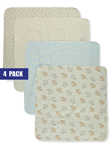 Little Beginnings Baby Boys' 4-Pack Receiving Blankets - CookiesKids.com