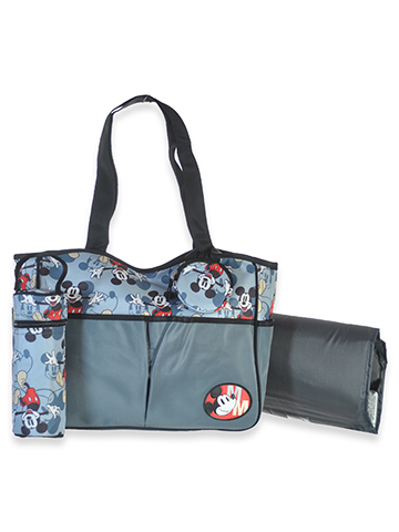 Disney Mickey Mouse Baby Boys' 4-Piece Diaper Bag Tote Set - CookiesKids.com