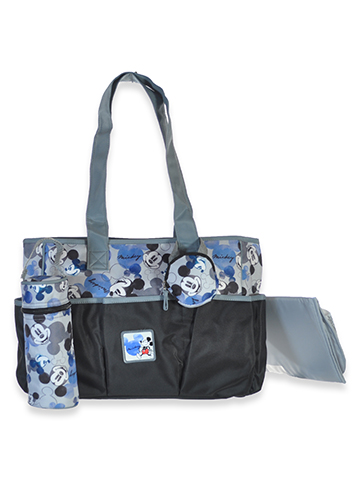 Disney Mickey Mouse Baby Boys' 4-Piece Diaper Bag Tote Set - CookiesKids.com