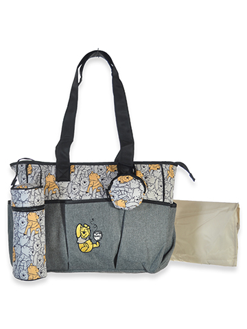 Disney Winnie The Pooh Baby 4-Piece Diaper Bag Tote Set - CookiesKids.com