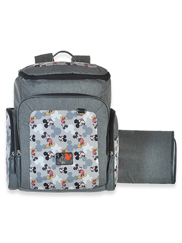 Disney Mickey Mouse Baby Boys' 14-Pocket Diaper Bag - CookiesKids.com