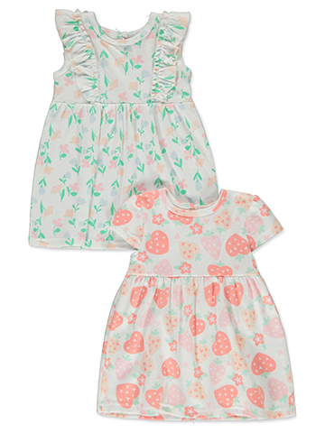Buttons & Stitches Baby Girls' 2-Pack Dresses - CookiesKids.com