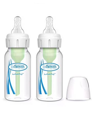 Dr. Brown's 2-Pack 4 oz. Anti-Colic Baby Bottles - CookiesKids.com