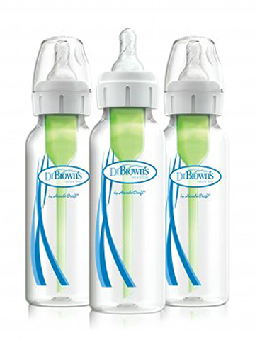Dr. Brown's Anti-Colic Baby Bottles 3-Piece 4 Oz. - CookiesKids.com