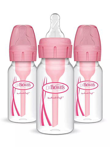 Dr. Brown's Anti-Colic Baby Bottles 3-Piece 4 Oz. - CookiesKids.com