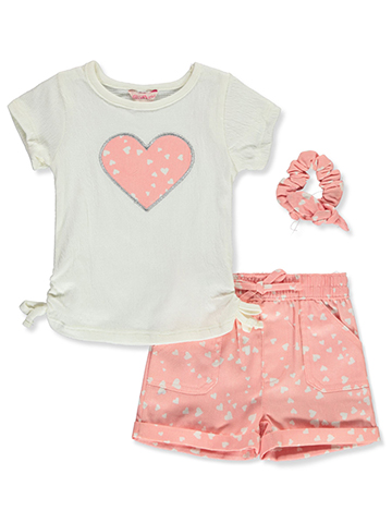 Delia's Girl Baby Girls' 3-Piece Scrunchie Set Outfit - CookiesKids.com