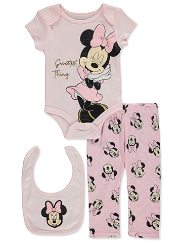 Disney Minnie Mouse Baby Girls' 3-Piece Leggings Set Outfit - CookiesKids.com