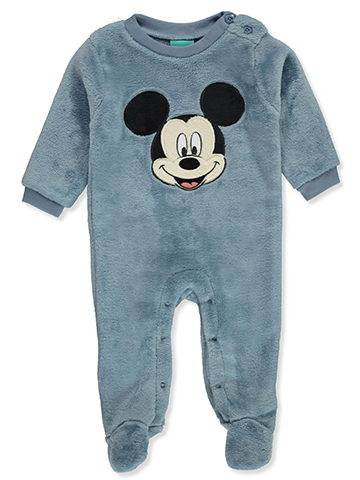 Disney Mickey Mouse Baby Boys' Sherpa Footed Coveralls - CookiesKids.com