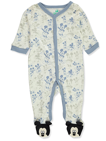 Disney Mickey Mouse Baby Boys' Footed Coveralls - CookiesKids.com