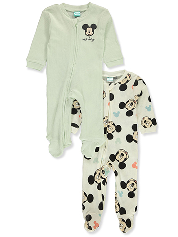 Disney Mickey Mouse Baby Boys' 2-Pack Coveralls - CookiesKids.com