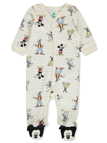 Disney Mickey Mouse Baby Boys' Footed Coveralls - CookiesKids.com