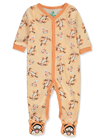 Disney Winnie The Pooh Baby Boys' Tigger Footed Coveralls - CookiesKids.com
