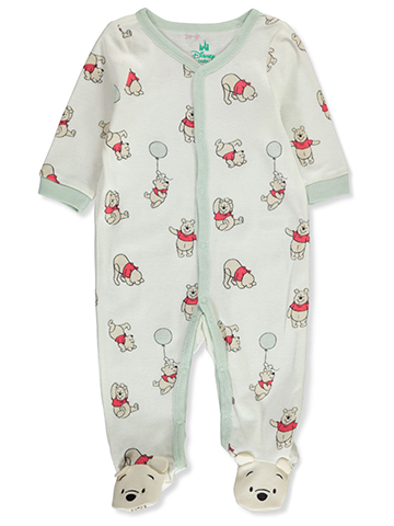 Disney Winnie The Pooh Baby Boys' Footed Coveralls - CookiesKids.com