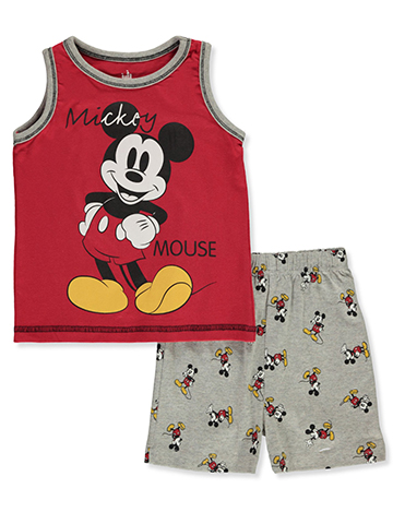Disney Mickey Mouse Baby Boys' 2-Piece Retro Shorts Set Outfit - CookiesKids.com