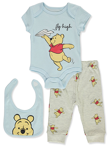Disney Winnie The Pooh Baby Boys' 3-Pack Pants Set Outfit - CookiesKids.com