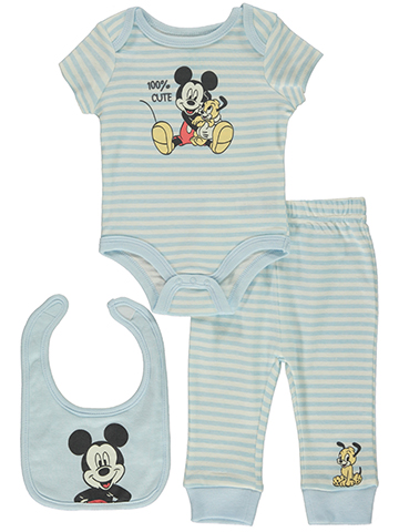 Disney Mickey Mouse Baby Boys' 3-Piece Pants Set Outfit - CookiesKids.com